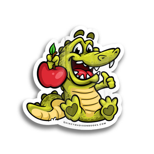 Apple-Gator Sticker